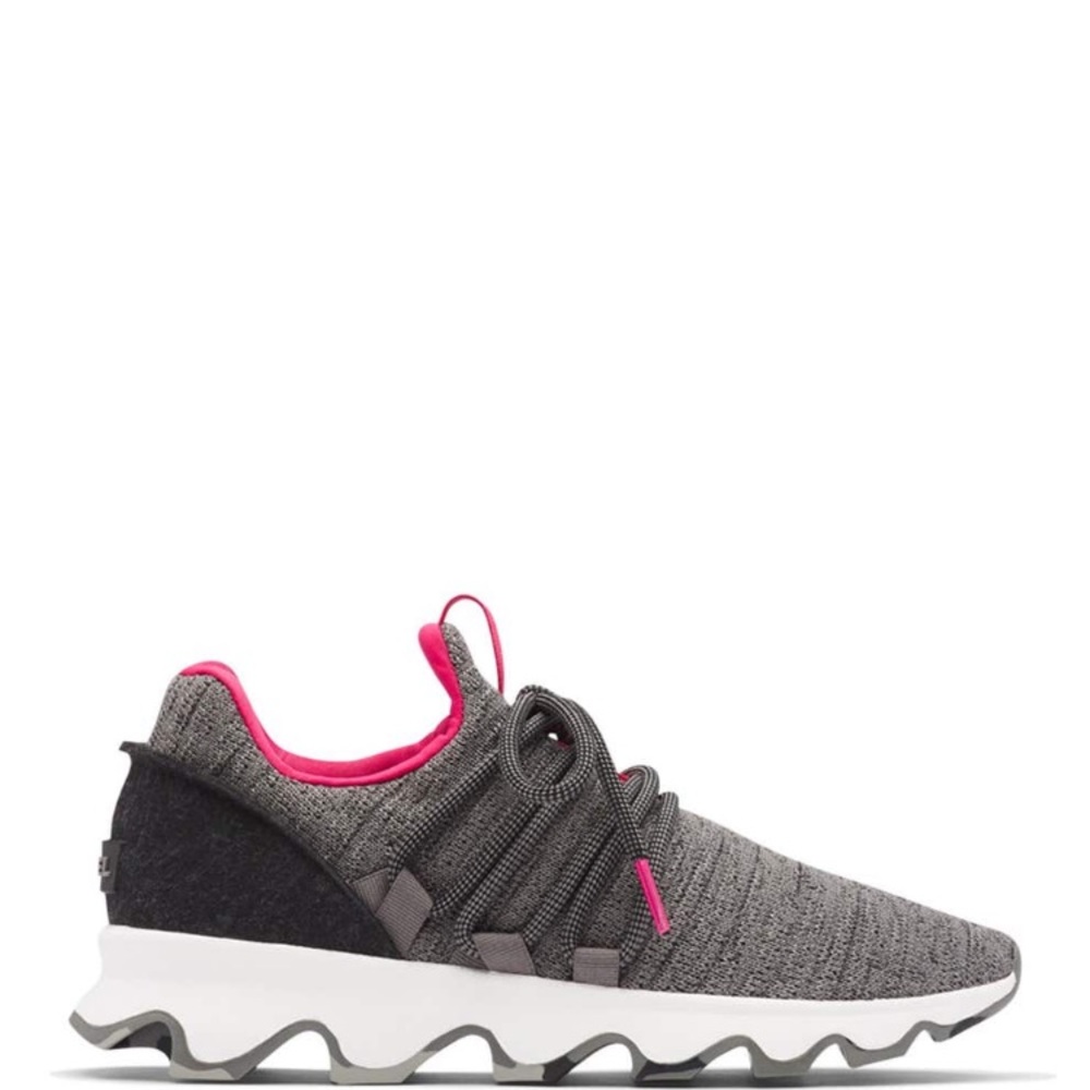 New Sorel Kinetic Lace Sneakers in Quarry